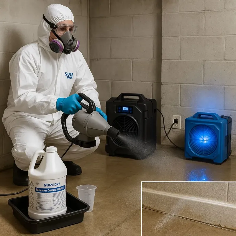 Sanitization and Odor Removal process in Denver, NC