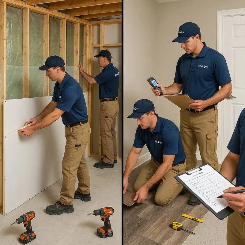 Repairs and Reconstruction process in Denver, NC